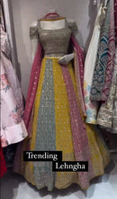 Load image into Gallery viewer, Wedding Wear Georgette Multi Color Lehenga Choli

