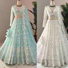 Load image into Gallery viewer, Wedding Wear Soft Net Embroidered Lehenga Choli
