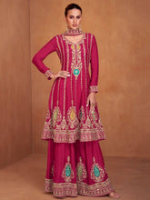 Load image into Gallery viewer, Party Wear Chinon Silk Embroidered Showroom Quality Suit
