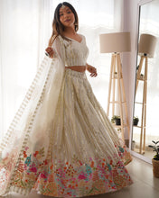 Load image into Gallery viewer, Bollywood Style Georgette Sequence Work Lehenga Choli
