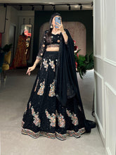 Load image into Gallery viewer, Amazing Georgette Embroidered Semi Stitched Lehenga Choli
