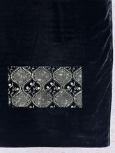 Load image into Gallery viewer, Black Velvet Saree with Embroidered Work Blouse
