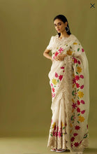 Load image into Gallery viewer, Soft Organza Silk With Beautiful Heavy Multi Thread Work C-Pallu Saree
